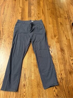 LOFT Ladies’ 28” inseam Straight Ankle Dark Gray Casual Pants
